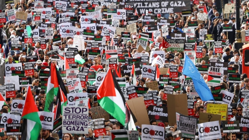 Hiljade ljudi na skupu podrške Palestincima od Londona do Barselone