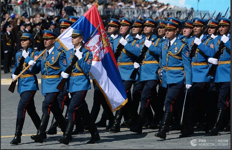 Himna kosovskih junaka na Crvenom trgu: Vojska Srbije tokom probe za Paradu pobede