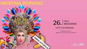 Hristina Popović 26. maja u mts Dvorani, turneja po gradovima gde ima familiju