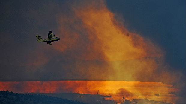 Hrvatska, ponovo aktiviran požar na brdu Bjelotina