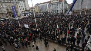 Hrvatski preduzetnici protestovali zbog nejednakih ekonomskih mera