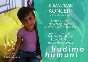 Humanitarni koncert za Nikolinu Vidojković