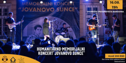 Humanitarno-memorijalni koncert „Jovanovo sunce“ u Banovini