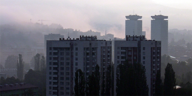 I danas veliko zagađenje vazduha u Sarajevu