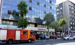INCIDENT U BEOGRADU: Izbio požar u Direktnoj banci (FOTO)