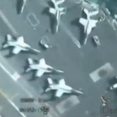 IRANCI ISMEJALI AMERE: Dron nesmetano nadletao nosač aviona, snimio sve što ga je zanimalo (VIDEO)