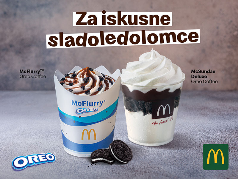 [ISTAKNUTI KOMUNIKACIJSKI PROJEKTI 2022] FUTURA DDB HRVATSKA: „McFlurry & McSundae Deluxe Oreo“ za McDonald’s Hrvatska