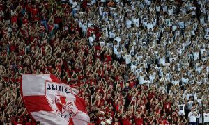 IVANIĆ DONEO PREDNOST DOMAĆINU: Sjajna atmosfera na stadionu ‘Rajko Mitić’! (FOTO) (VIDEO)