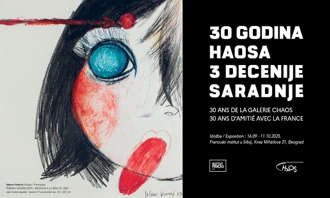 IZLOŽBA: „30 godina galerije Haos, tri decenije saradnje“ u Francuskom institutu