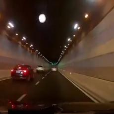 Igrica ili stvarna vožnja? Dva vozača usred tunela IMITIRAJU GTA JURNJAVU (VIDEO)