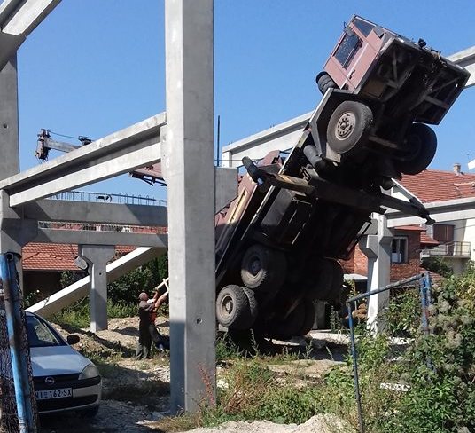 Incident na gradilištu u Leskovcu
