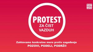 Inicijativa Ne davimo Beograd 17. jauara organizuje „Protest za čist vazduh“