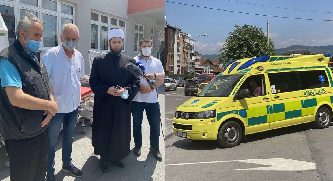 Islamska zajednica uručila ambulantno vozilo Hitnoj službi u Novom Pazaru