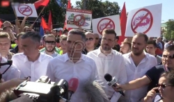 Protest Dveri i Zdrave Srbije - Poziv za Željka Mitrovića da izadje na crtu