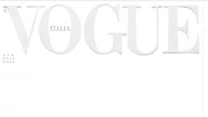 Italijanski „Vog“ izlazi bez naslovne fotografije, sa potpuno belom stranicom