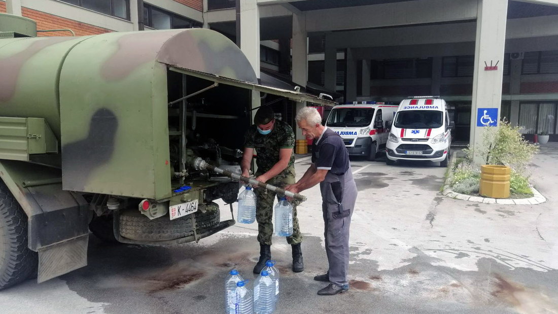 Ivanjičani i dalje bez vode, u toku sanacija kvara na cevovodu