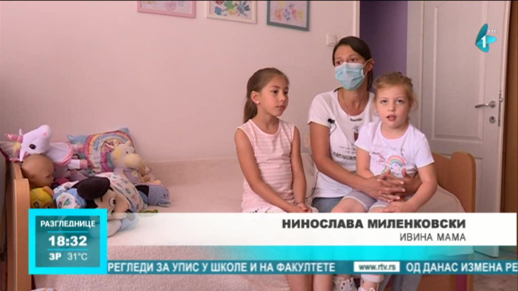 Ivi Milenkovski je potrebna naša pomoć, za lečenje joj nedostaje 73 hiljade evra