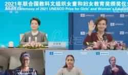 Izaslanica Unesko Peng Liujen čestitala dobitnicima godišnje nagrade za obrazovanje žena 