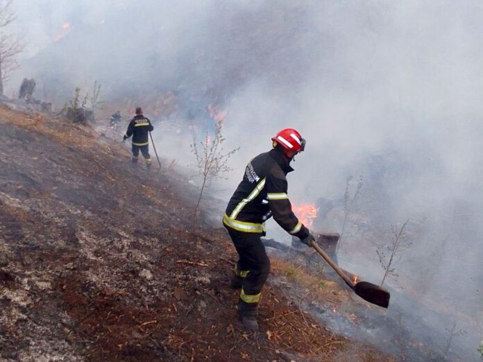Izgorele kuće u Tešici kod Aleksinca, požar zahvatio i prugu