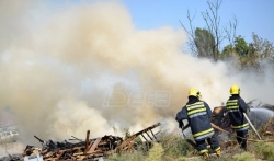 Izgorele prostorije mesne zajednice Čačalica u Požarevcu