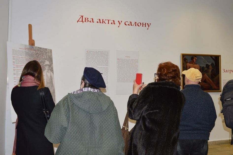 Izložba Dva akta u salonu, dela Save Šumanovića u Muzeju Vojvodine