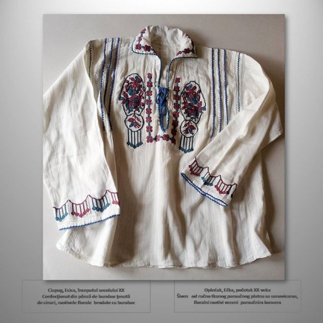 Izložba Oplećak - rumunska tradicionalna košulja iz Banata u zrenjaninskom Kulturnom centru