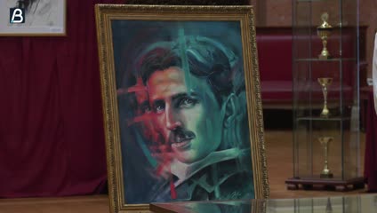 Izložba u čast Nikole Tesle otvorena u centralnom holu Doma narodne skupštine