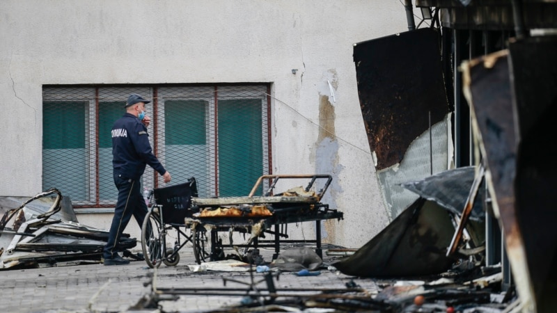 Izrečene uslovne kazne za požar u COVID bolnici u Tetovu