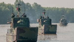 Izvedena taktička vežba sa bojnim gađanjem Rečne flotile Plavi put 2019