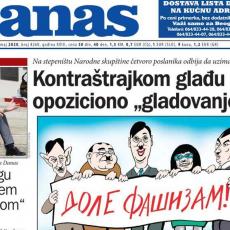 Izvrgavanje ruglu svih žrtava fašizma: List Danas sramnom karikaturom poredi Vučića sa Hitlerom