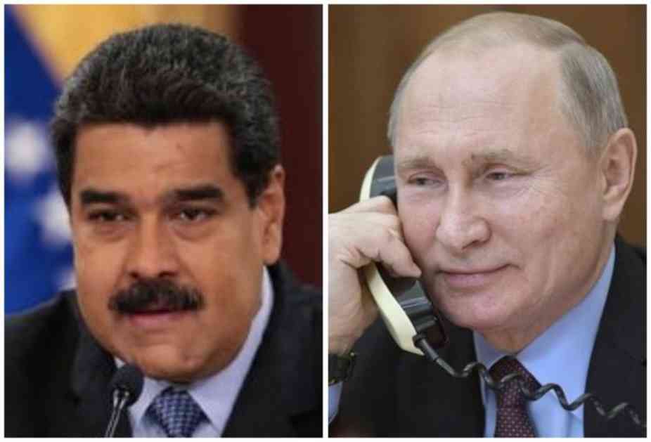 JEDAN POZOIV MENJA  SVE: Putin podržao Madura u telefonskom razgovoruudio i osudio destruktivno spoljno mešanje!