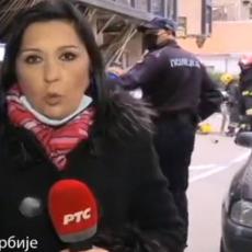 JEZIVA DETONACIJA USRED BEOGRADA: Evo kako izgleda parking ispred zgrade RTS-a posle eksplozije (VIDEO)