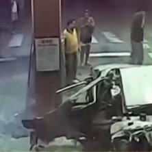 JEZIVA EKSPLOZIJA NA PUMPI: Auto odleteo u vazduh, usledilo otkriće koje je sve ŠOKIRALO (VIDEO)