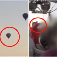 JEZIVI SNIMCI PRE TRAGIČNOG PADA: Muškarac sa putnicima leteo balonom, a onda je iznenada skočio (VIDEO) 