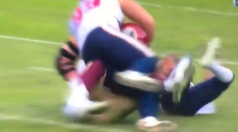JEZIVO! ŽELUDAC DA TI SE PREVRNE: Srbin slomio nogu u NFL-u! Ceo stadion je okretao glavu (UZNEMIRUJUĆI VIDEO)