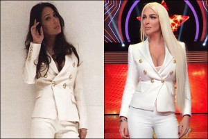 JK vs Ceca: Dve pevačice u istom, belom odelu