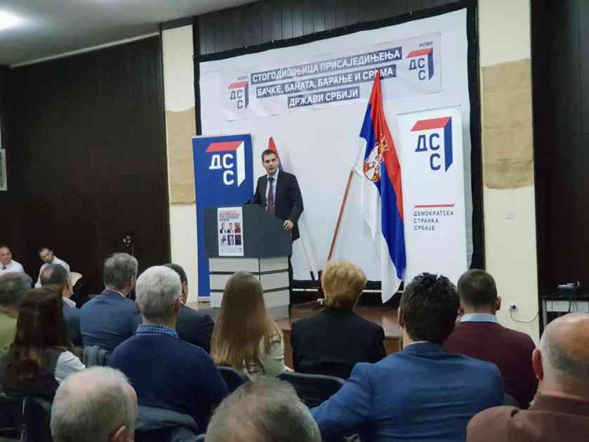 JUBILEJ: DSS obeležio stogodišnjicu prisajedinjenja Vojvodine Srbiji