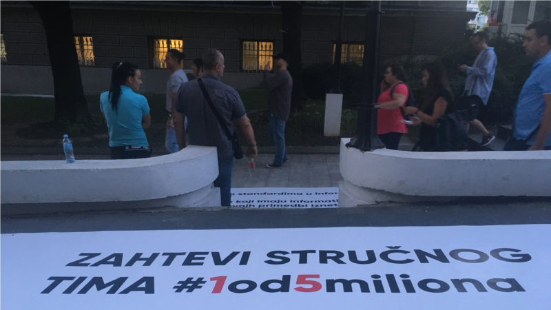 Jedan od pet miliona: Poziv na aktivan bojkot izbora u Srbiji