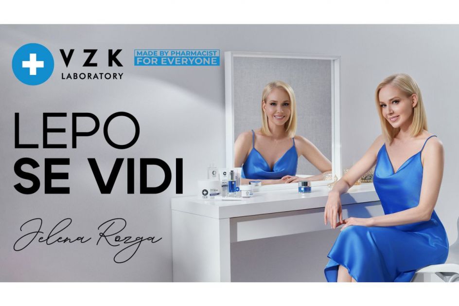 Jelena Rozga zaštitno lice VZK Laboratory dermokozmetike