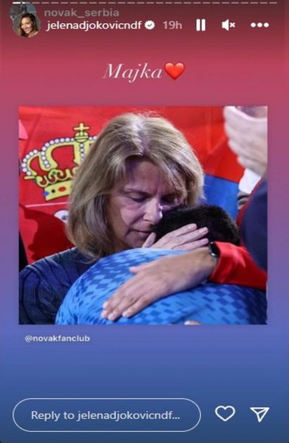 Jelena nakon Novakove pobede objavila njegovu fotografiju sa majkom, njen komentar je iznenadio mnoge (FOTO)