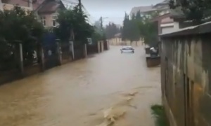 Jezive scene sa beogradskih ulica! Celo naselje potopljeno, građani morali na ogradu da se popnu! (FOTO, VIDEO)