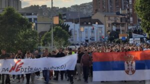 Još jedan protest u Užicu: „Vlast je gluva i nema za nas, blokade će razumeti“