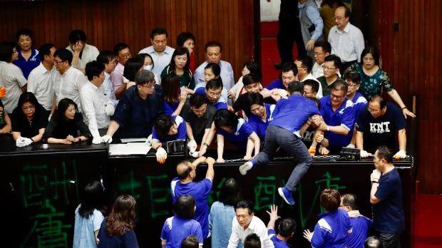 Još jedna tuča u tajvanskom parlamentu