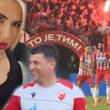 Jovana Jeremić donela sreću Zvezdi: Pojavila se na stadionu sa čovekom o kom SVI PRIČAJU - poslala čak i poruku (FOTO)