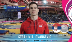 Jovančević osvojio bronzu u skoku u dalj na dvoranskom EP u Glazgovu
