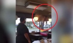 KADAR NEVERA: Lopov bez pantalona propao kroz plafon restorana, potukao se sa gostima i pobegao (VIDEO)