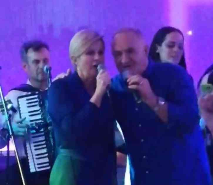 KOLINDA ODE U PEVAČICE: Predsednica Hrvatske se ponovo latila mikrofona! Evo šta je sad zapevala (VIDEO)