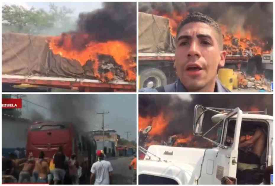 KORAK DO RATA: Vojska zapalila kamione sa humanitarnom pomoći, Kolumbija sprema odgovor na Madurove mere (VIDEO)