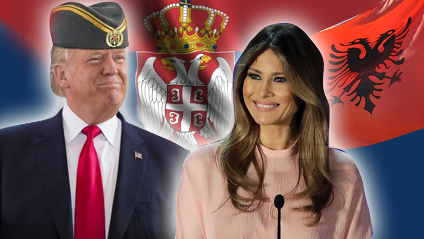 KOSOVO ALBANIANS CRY AND WEEP: They spit on Melania and Trump because of Serbia (PHOTO)