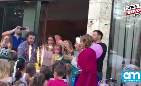 (KURIR TV) EKSKLUZIVNO: Ovako je Lukas proslavio 5. rođendan ćerke Viktorije
